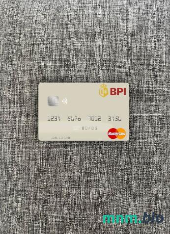 Philippines bank of the Philippine Islands wygląd zdjęcia mastercard skan PSD + zdjęcie